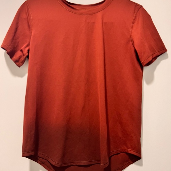 LULULEMON High Neck Running &Training T Shirt Size 6 - Picture 2 of 4